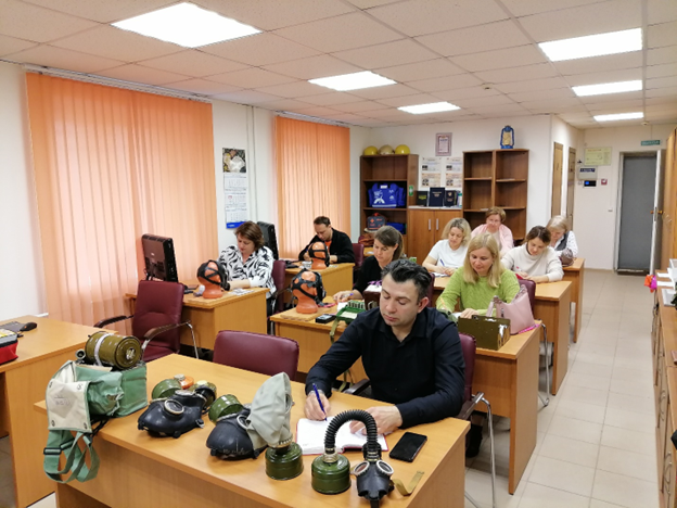 На курсах гражданской обороны прошли обучение руководители пунктов временного размещения и питания Безымянный