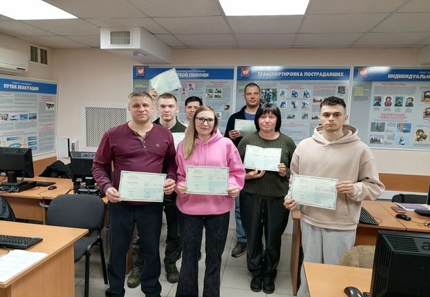 На курсах гражданской обороны прошли обучение руководители (заместители) нештатных формирований по обеспечению выполнения мероприятий по гражданской обороне организации Рисунок3